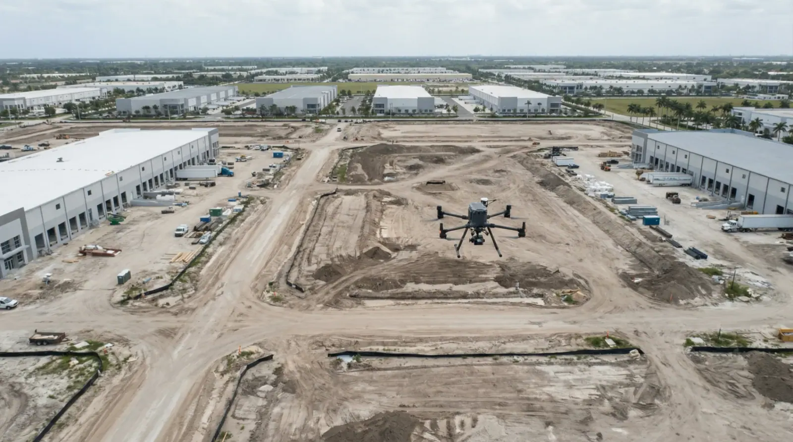 Professional 3D drone mapping of commercial property