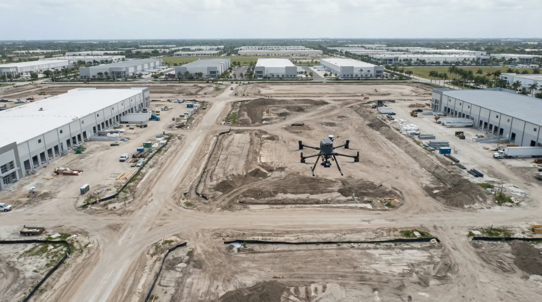 Professional 3D drone mapping of commercial property