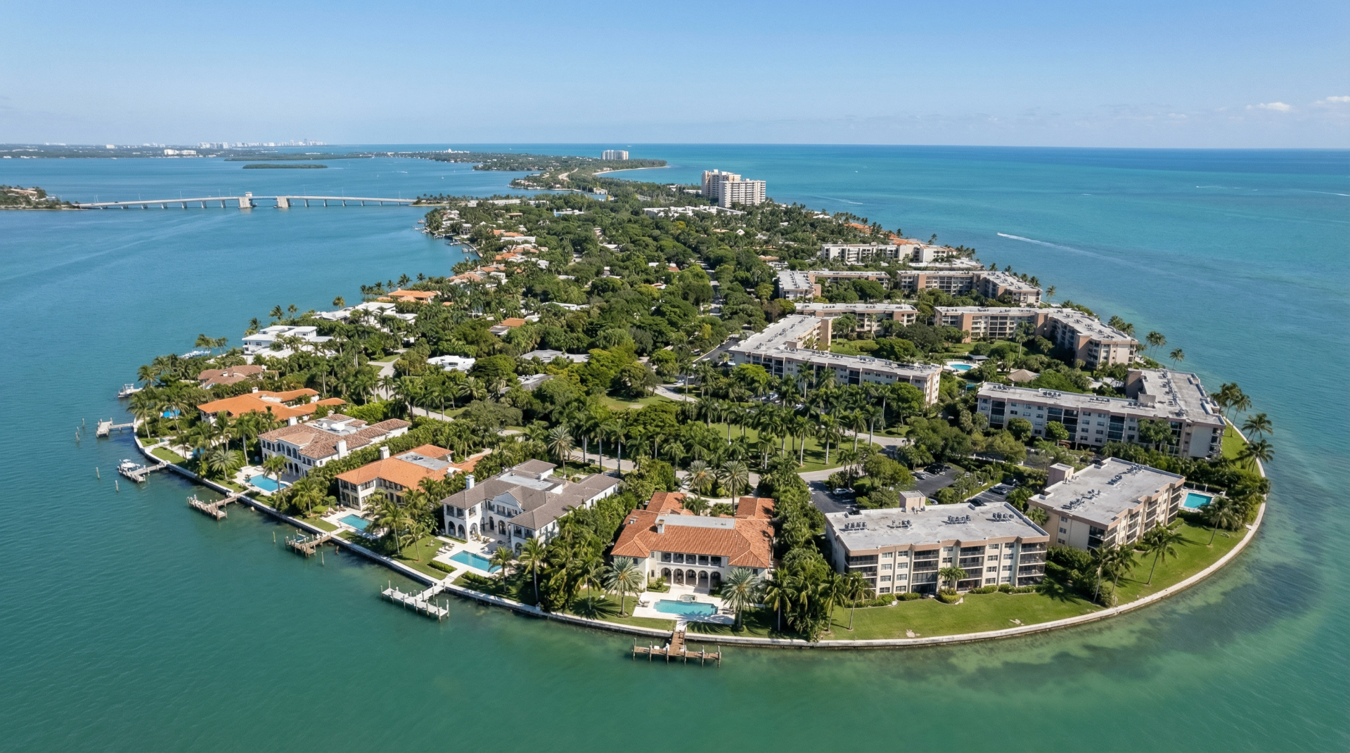 Key Biscayne Island Aerial - Key Biscayne real estate photography