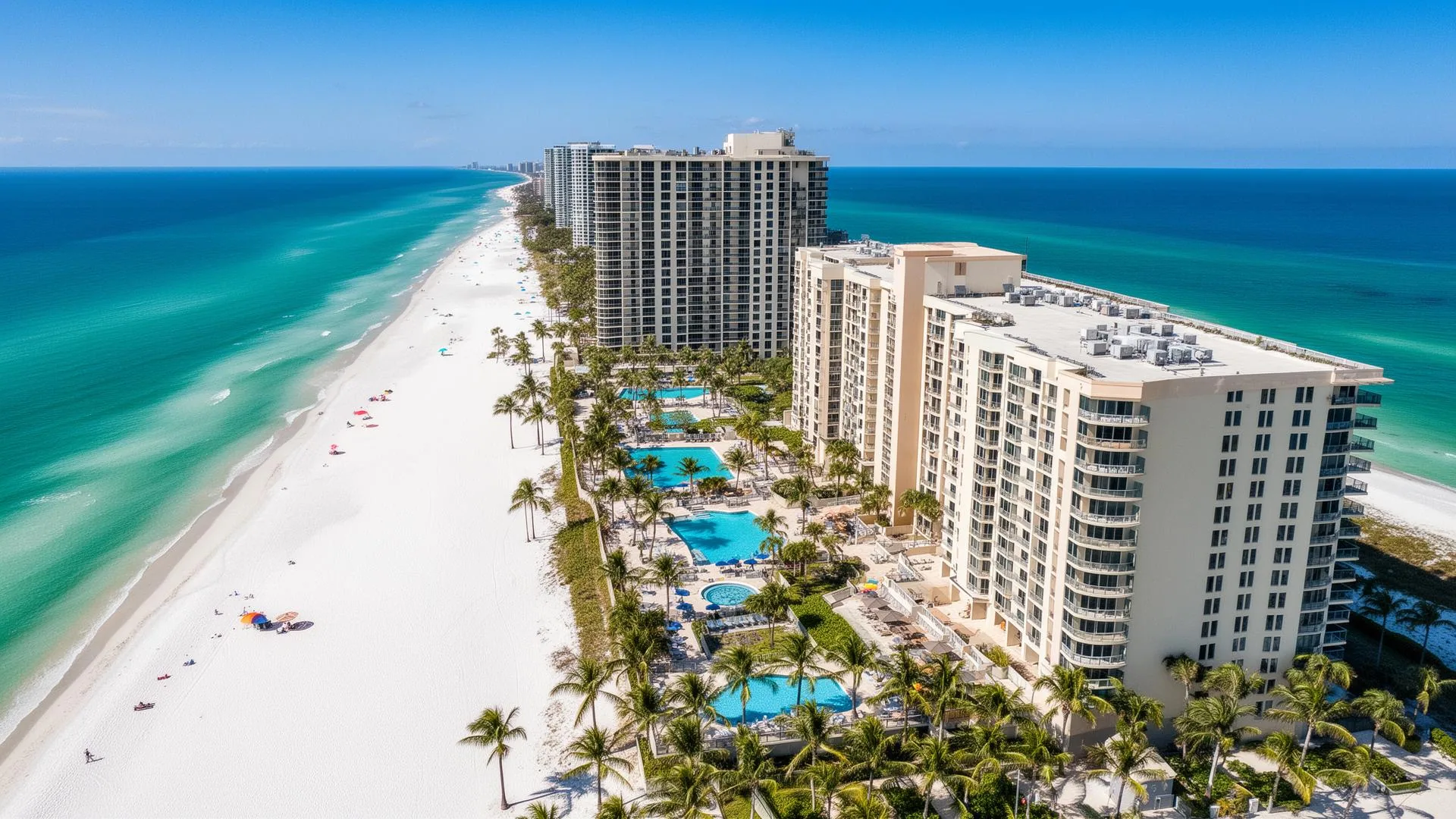 Clearwater Beach High-Rise Coastline