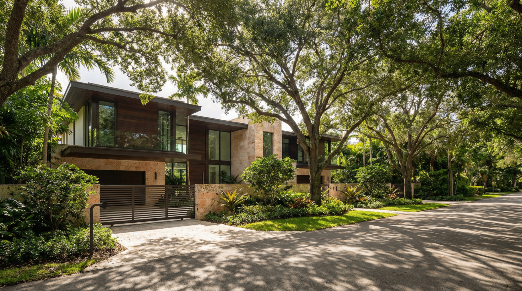 North Grove Modern Residence - Coconut Grove real estate photography