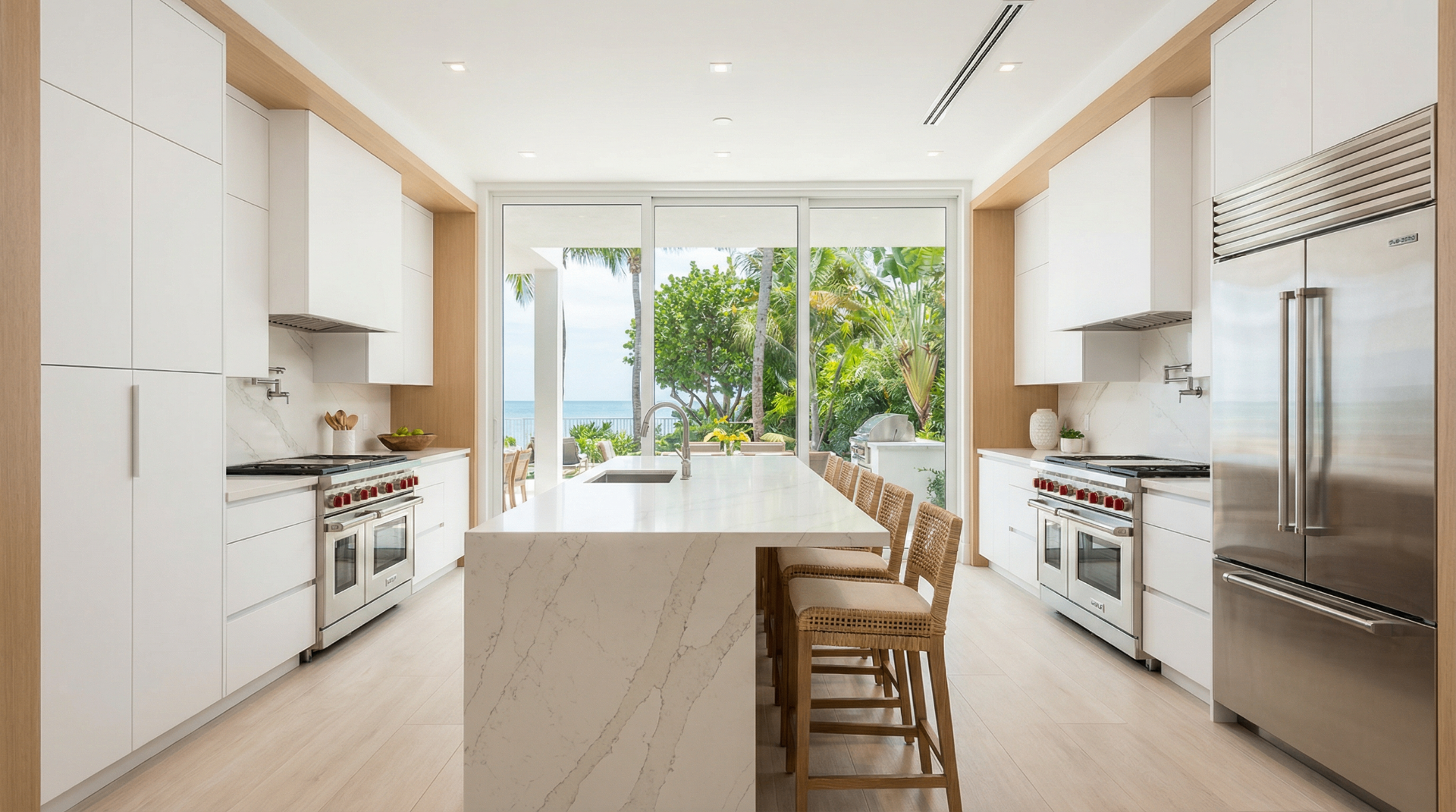Grand Bay Gourmet Kitchen - Key Biscayne real estate photography