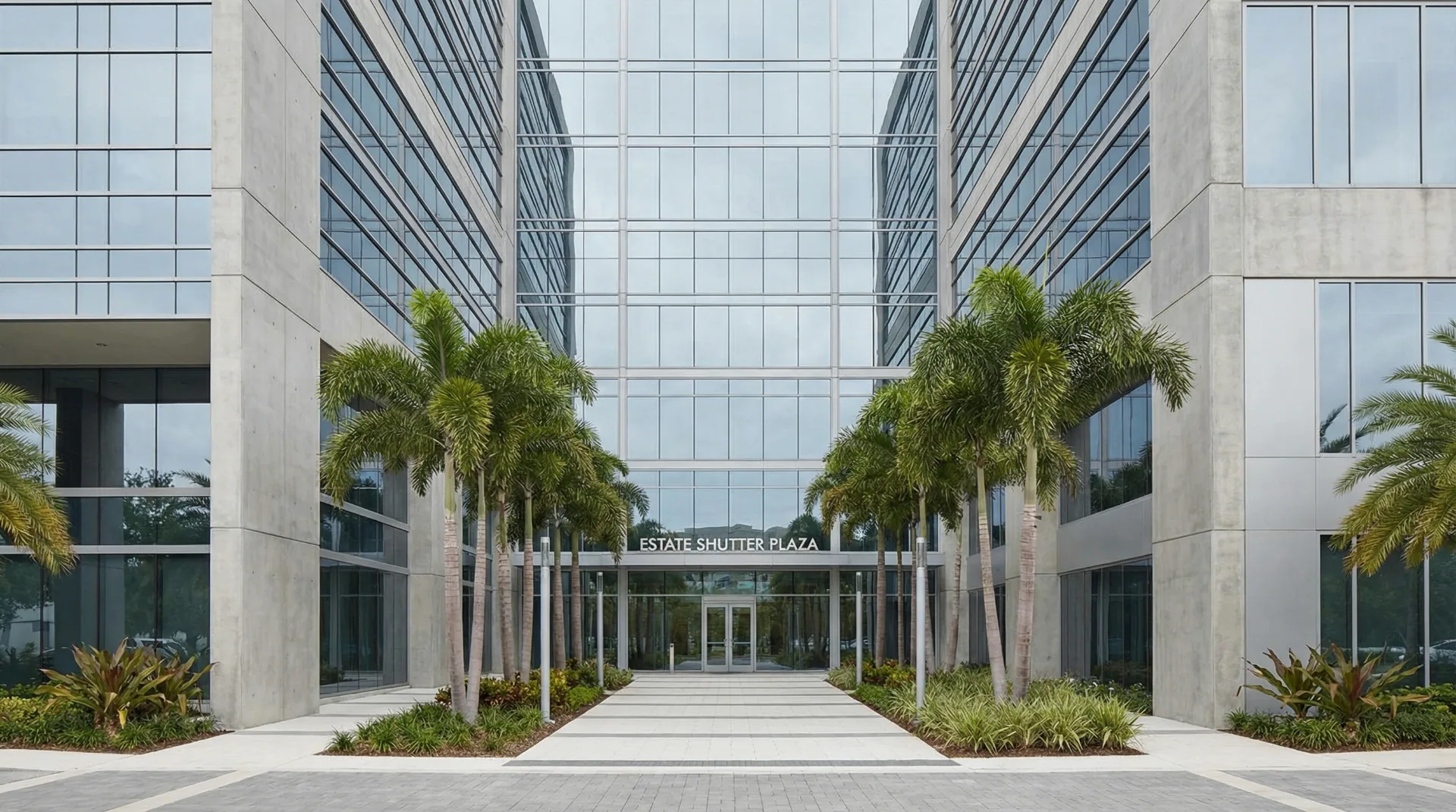 Modern Office Tower - Commercial architectural photography in Miami Downtown
