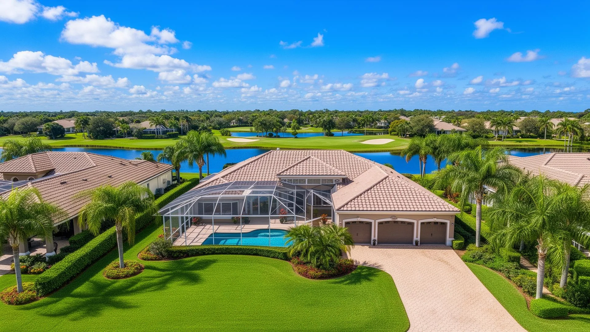Orlando Golf-Course Estate — Aerial