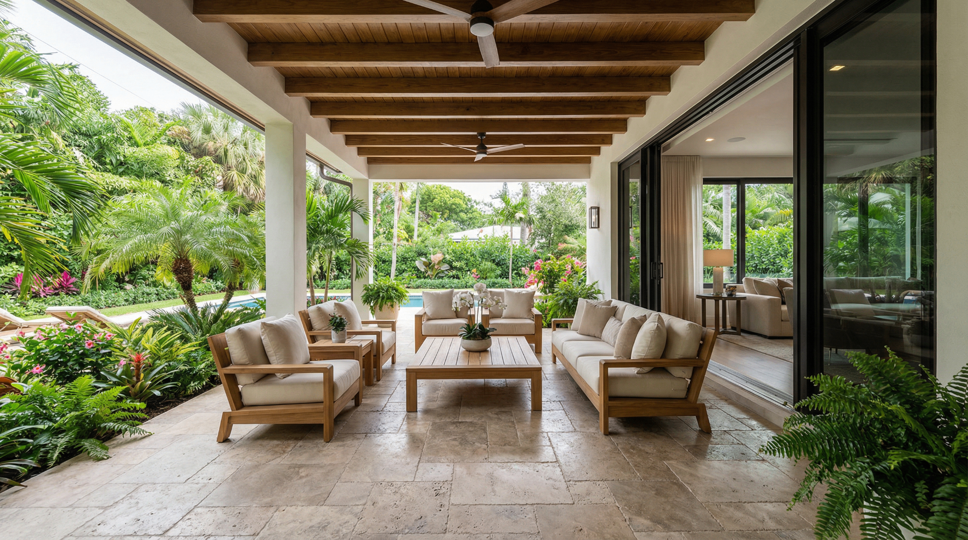 The Moorings Outdoor Terrace - Coconut Grove real estate photography