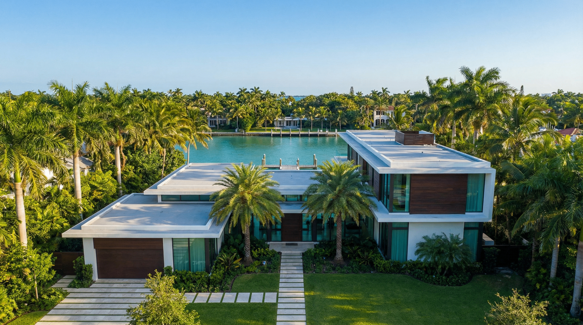 Key Colony Waterfront Estate - Key Biscayne real estate photography