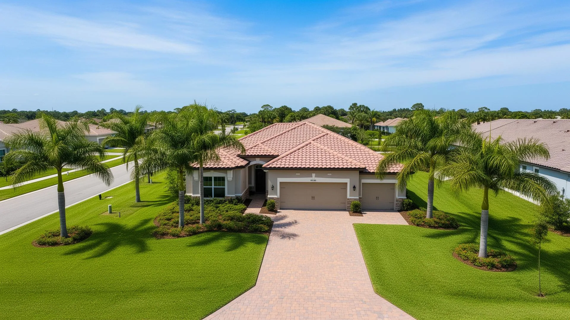 Wesley Chapel New-Build Aerial