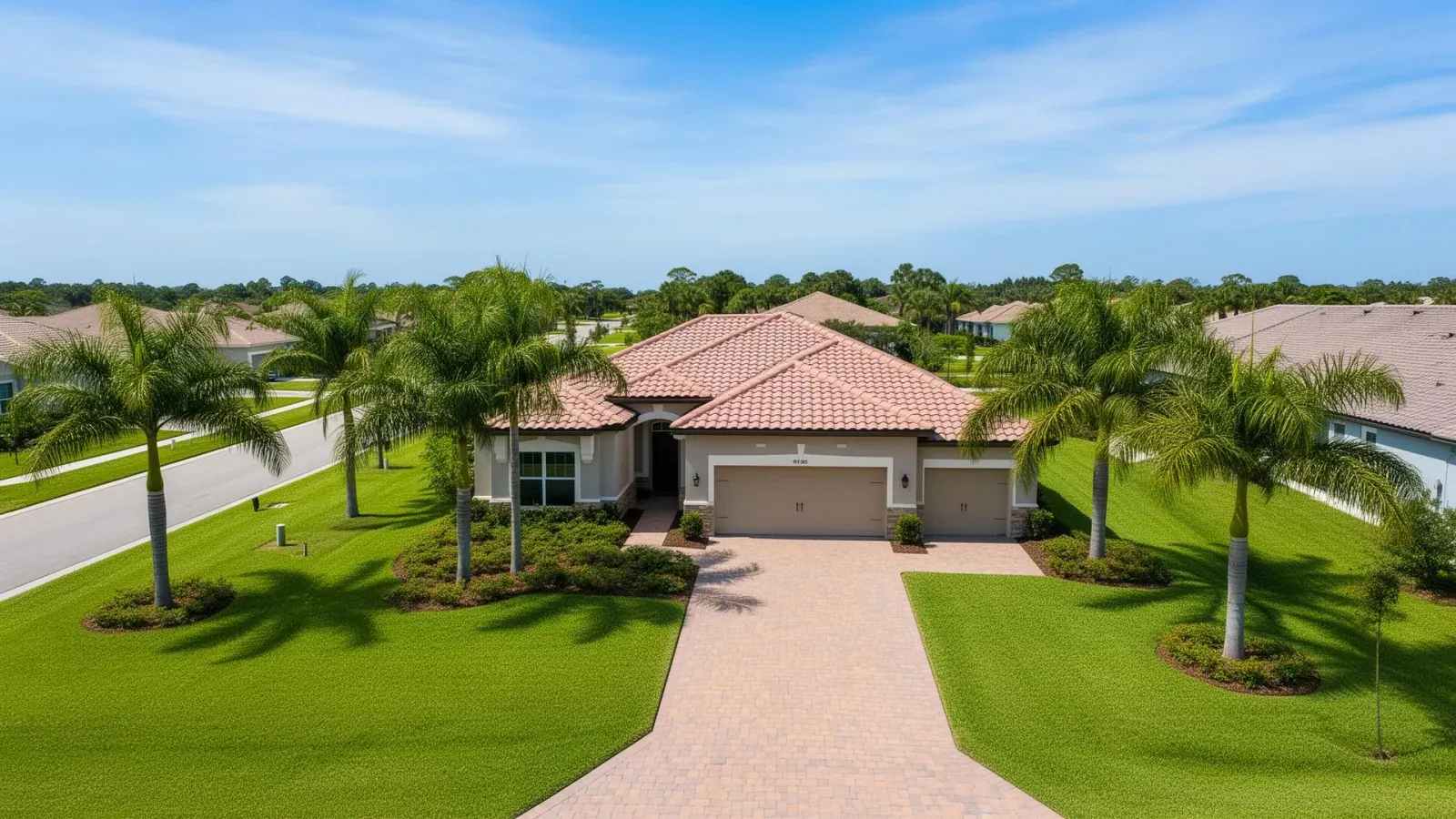 Wesley Chapel New-Build Aerial