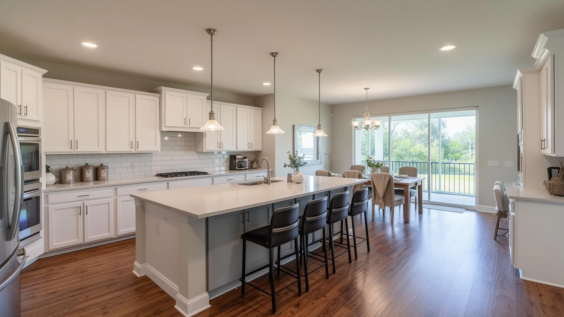 Open-Concept Kitchen & Dining — Wesley Chapel