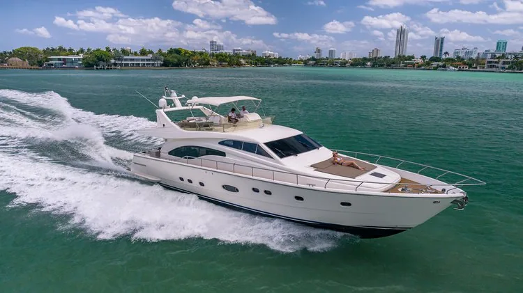 Ferretti 70ft Charter Yacht