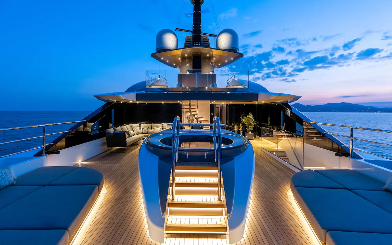 Evening Yacht Jacuzzi