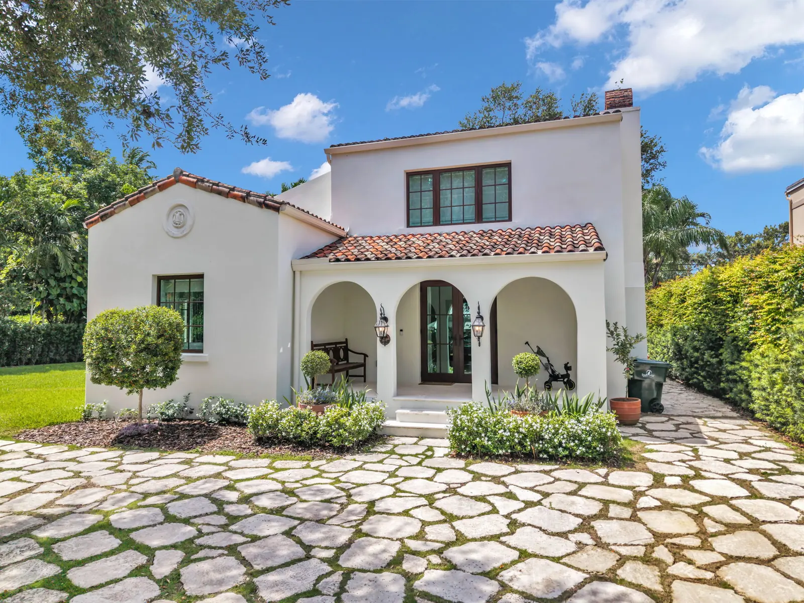 Spanish Revival home exterior in Miami